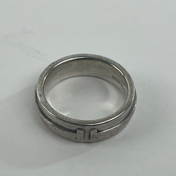 Tiffany & Co. Sterling Silver Band 7.5 - Picture 7 of 12